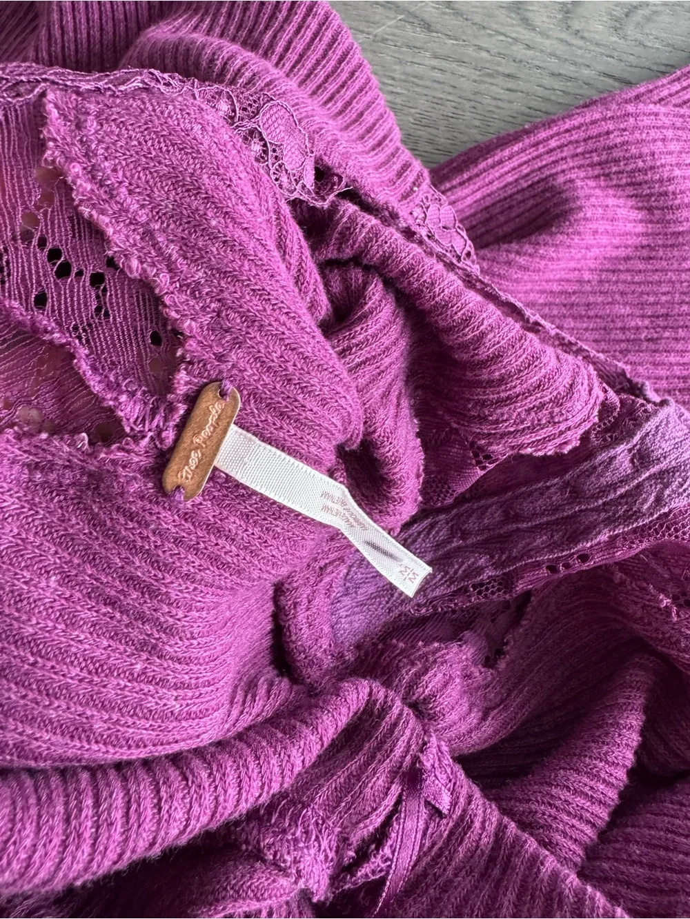 Free people Top purple